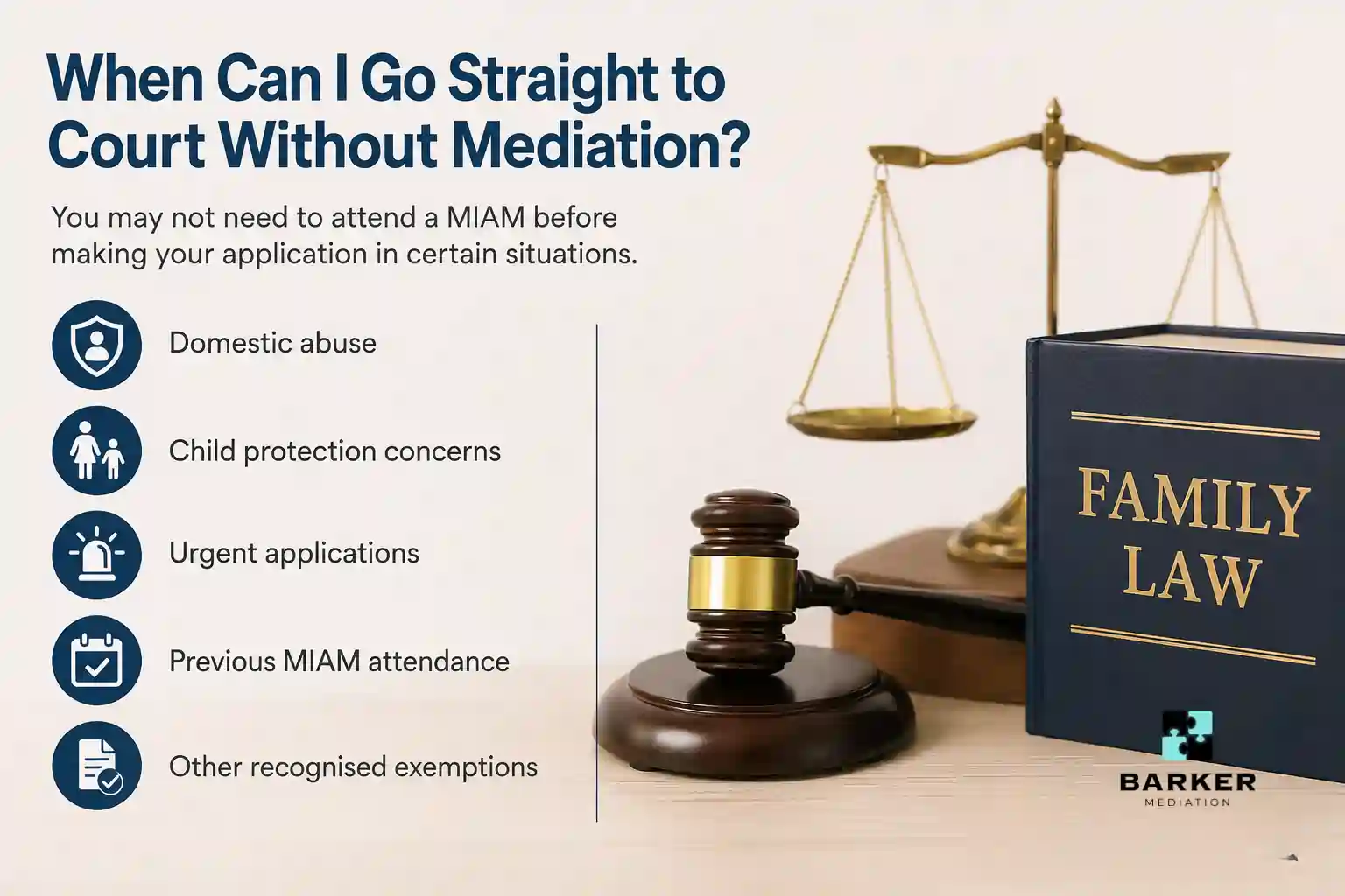 When Can I Go Straight to Court Without Mediation Cambridge?